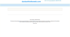 Desktop Screenshot of daotaothietkeweb.com