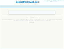 Tablet Screenshot of daotaothietkeweb.com